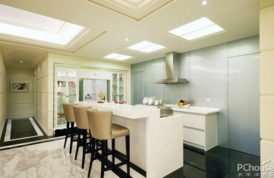 低調(diào)奢華風 淡水家居廚房與餐廳裝修設(shè)計靈感